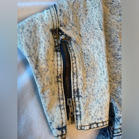 VTG Get Used By Elie Jacket Men's Medium Blue Denim - Picture 5 of 16